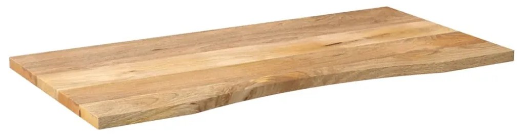 370197 vidaXL Плот за бюро с извивка 140x50x2,5 см грубо мангово дърво масив