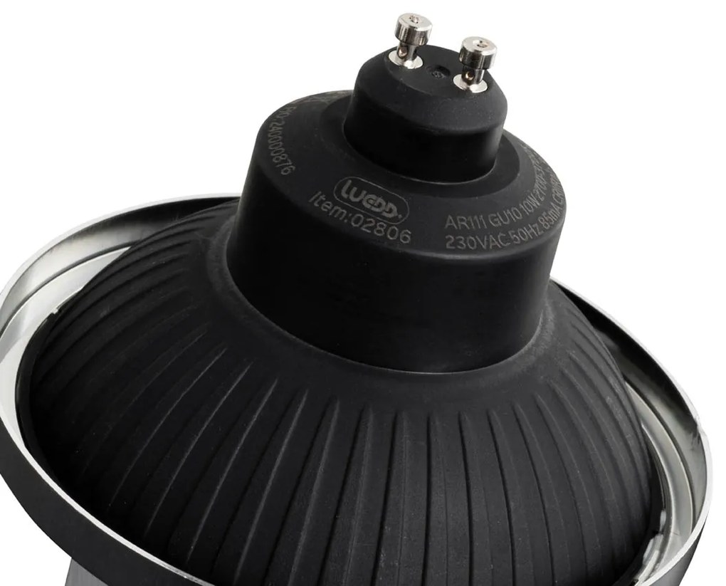 Комплект от 5 GU10 3-степенни димируеми LED лампи AR111 10W 800 lm 2700 - 3700K