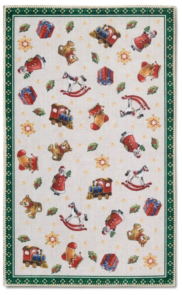 Зелен килим с коледен мотив 50x80 cm Green Christmas – Villeroy&amp;Boch