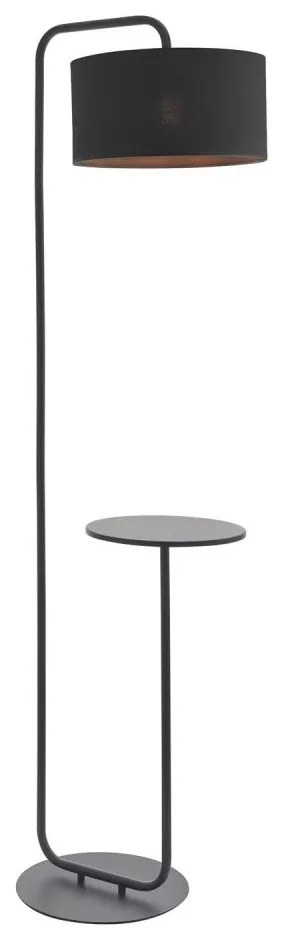 Endon 92301 - Подова лампа LANDIS 1xE27/10W/230V черна