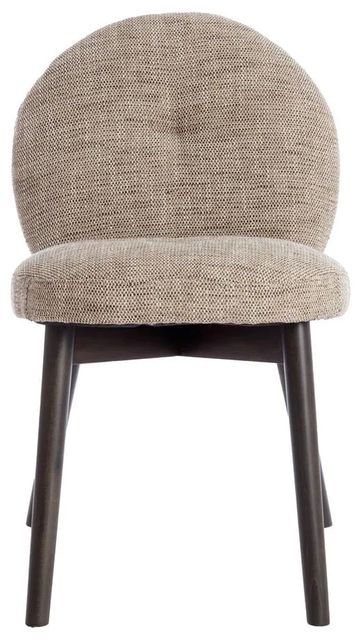 Бежови тапицирани трапезни столове в комплект 2 бр. Sinosa – Light &amp; Living