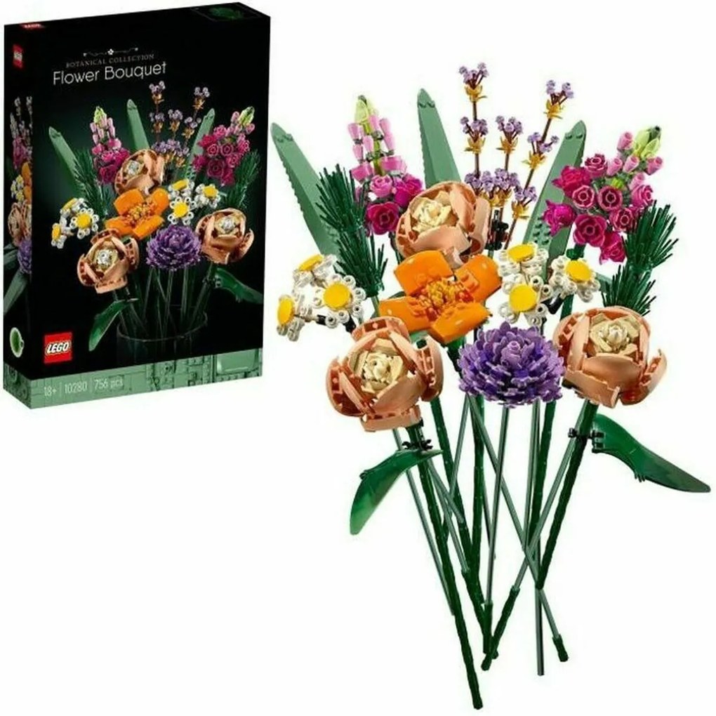 Строителна Игра Lego 10280 Flower Bouquet 756 Части Многоцветен