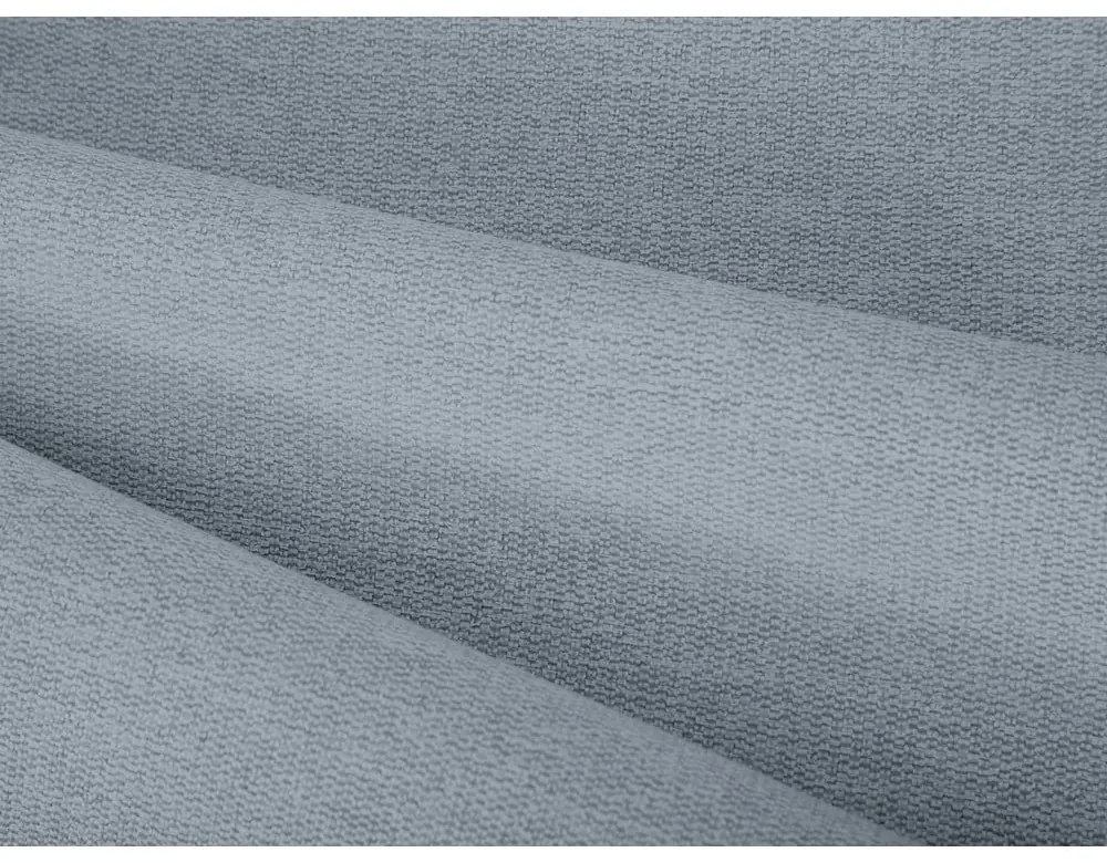 Светлосиньо тапицирано двойно легло с място за съхранение с включена подматрачна рамка 200x200 cm Casey – Mazzini Beds