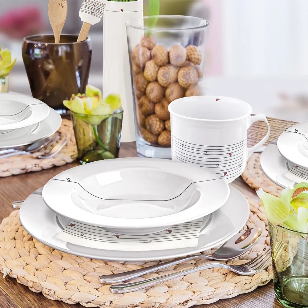 Порцеланов комплект за хранене 18 бр. – Orion