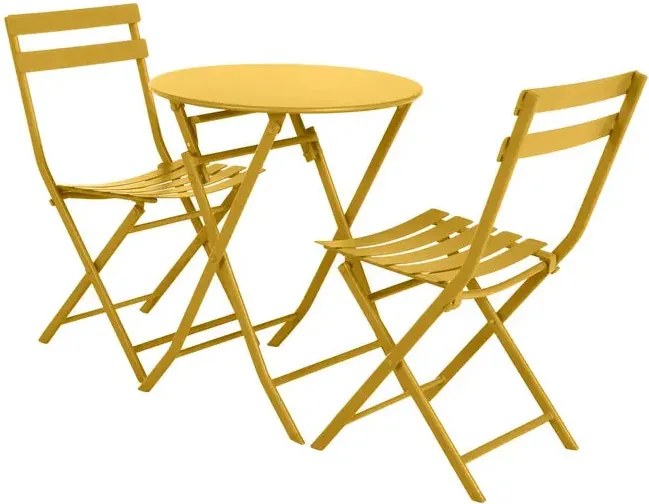 Градинска кръгла маса Hesperide Greensboro, 60x60x71 cm - Тъмносив