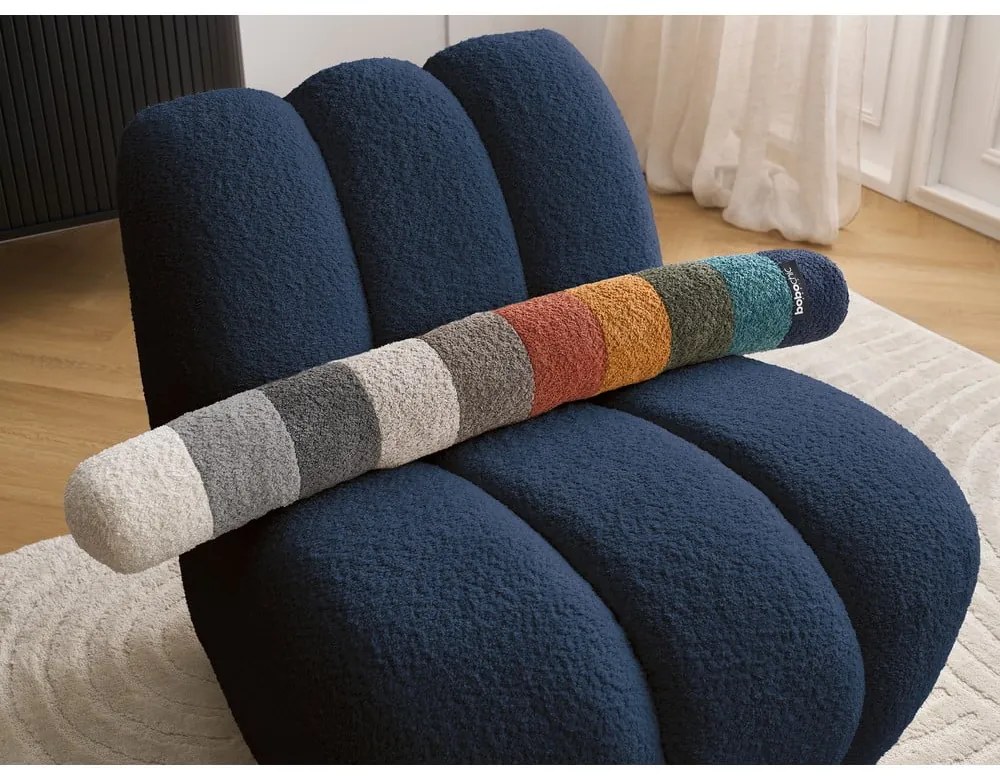 Тъмносиньо кресло от прежда с примки от букле Janissaire – Bobochic Paris