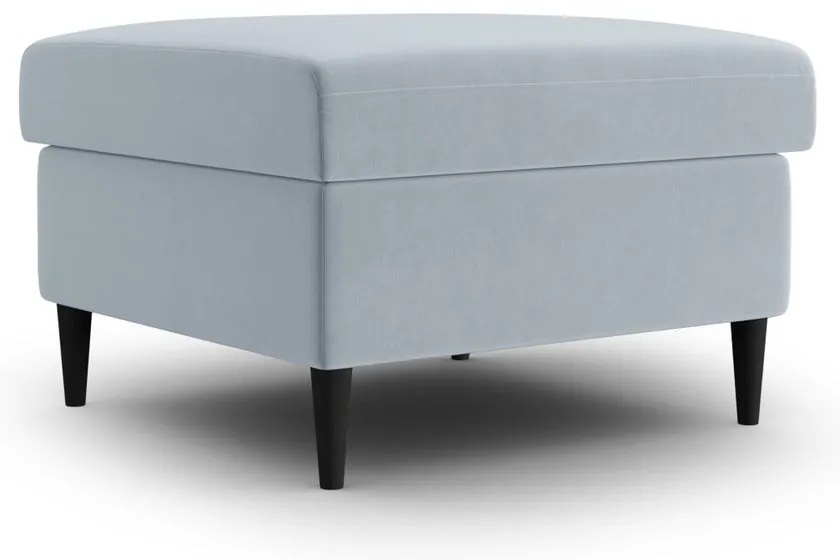 Светлосиня кадифена табуретка Kyoto – Cosmopolitan Design