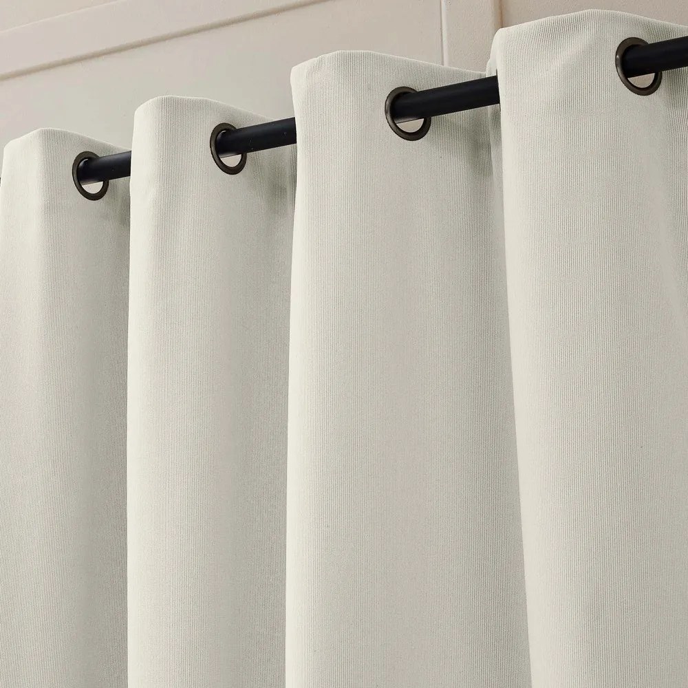 Бежово термо перде от рипсено кадифе 140x260 cm Madison – douceur d'intérieur