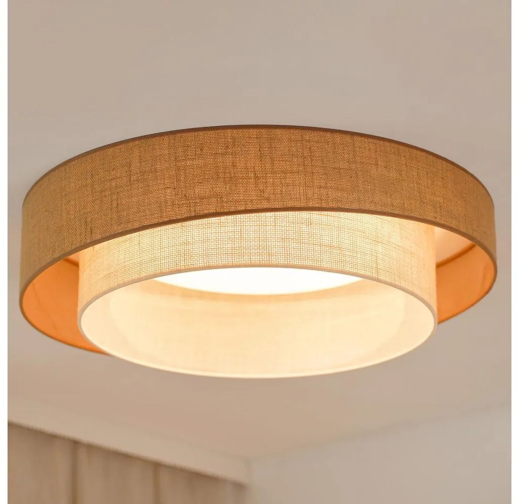 Brilagi - LED регулируемо таванно осветление SHINE LED/24W/230V беж/крем + DO