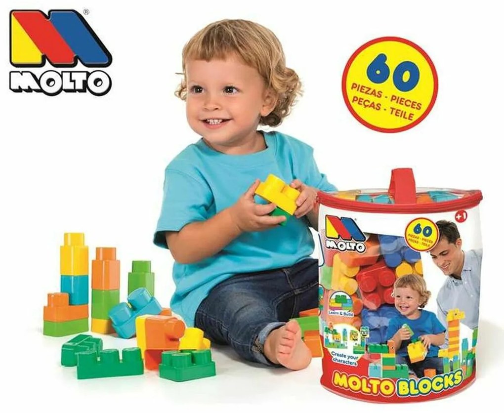 Лодка със Строителни Блокове Moltó Blocks (60 pcs)