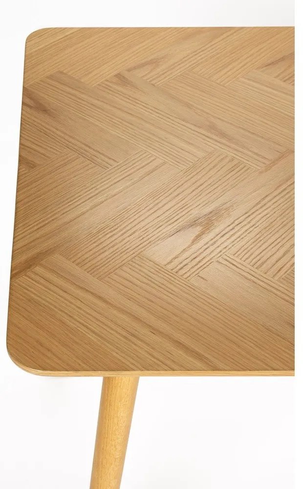 Трапезна маса в дъбов декор 90x180 cm Fabio – White Label