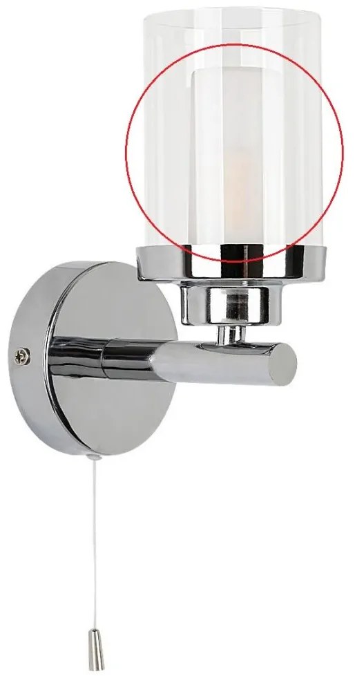 Rabalux - Резервен стъклен абажур AVIVA G9 Ø 4 см - малък