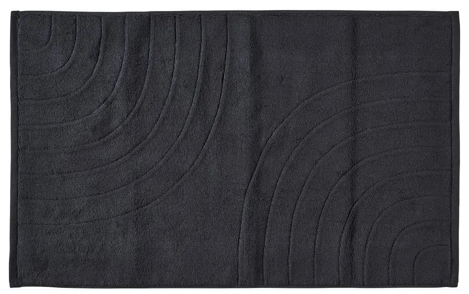 Черен килим за баня 50x80 cm Time – Zone