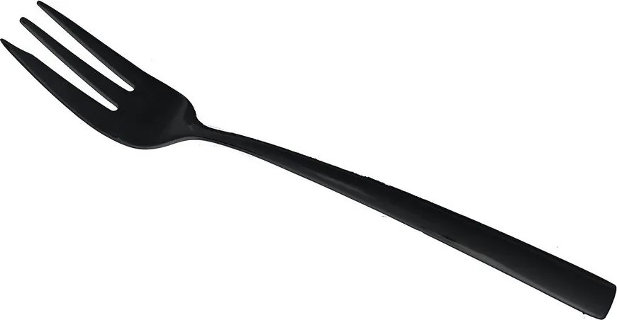 Черни десертни вилички в комплект 2 бр. от неръждаема стомана Black – Orion