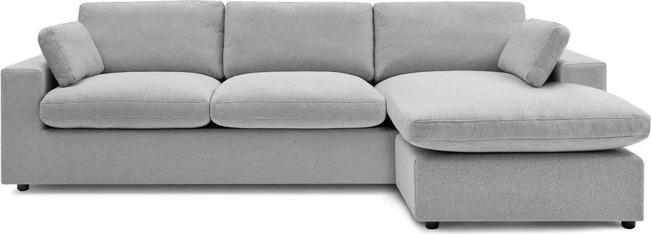 Светлосив ъглов диван Belair – Bobochic Paris