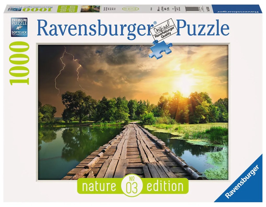 Пъзел Ravensburger 19538 The Wooden Footbridge 1000 Части