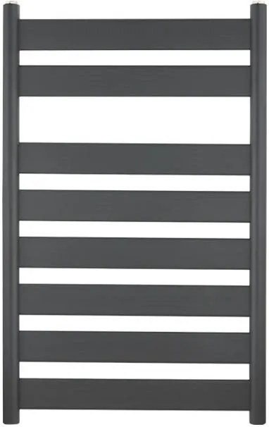 Релса за кърпи с отопление Largo-Черен-80 x 50 cm.