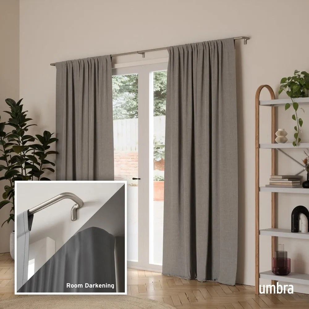 Стоманен разтегателен корниз 168 - 365 cm Twilight – Umbra