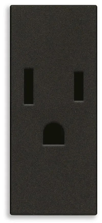 VIMAR 30242.G Контакт Linea 2P+E 15A USA SICURY, 1М, Black,