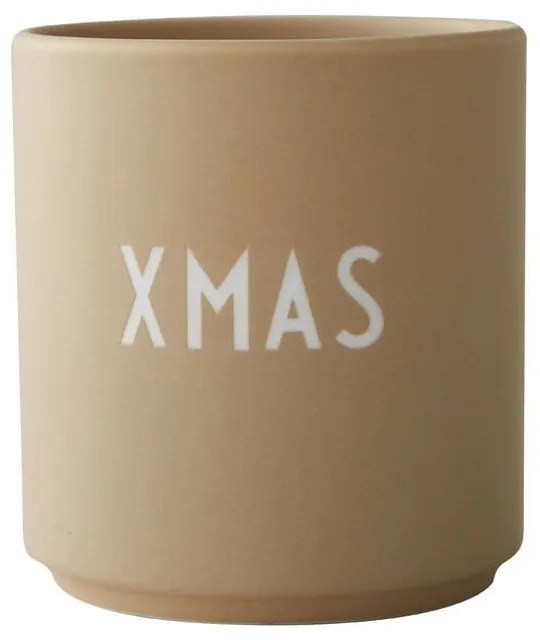 Бежова чаша от имитиращ порцелан , 0,25 л Favourite - Design Letters