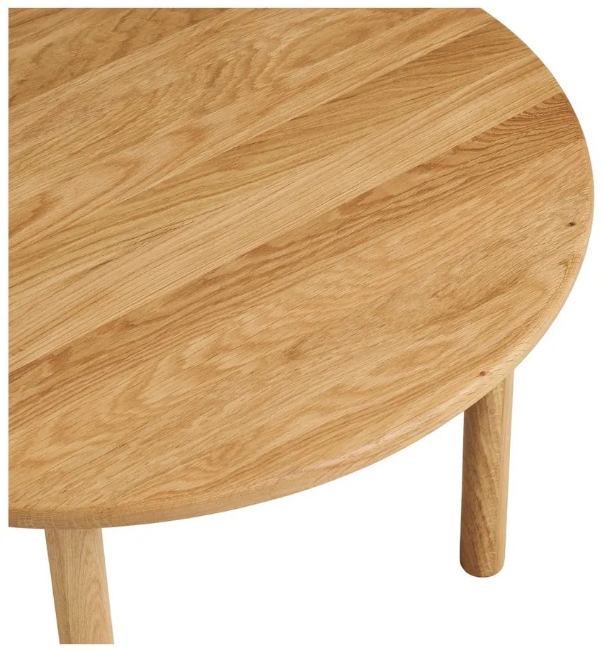 Кръгла масичка за кафе от масивен дъб в естествен цвят ø 70 cm Jena – House Nordic