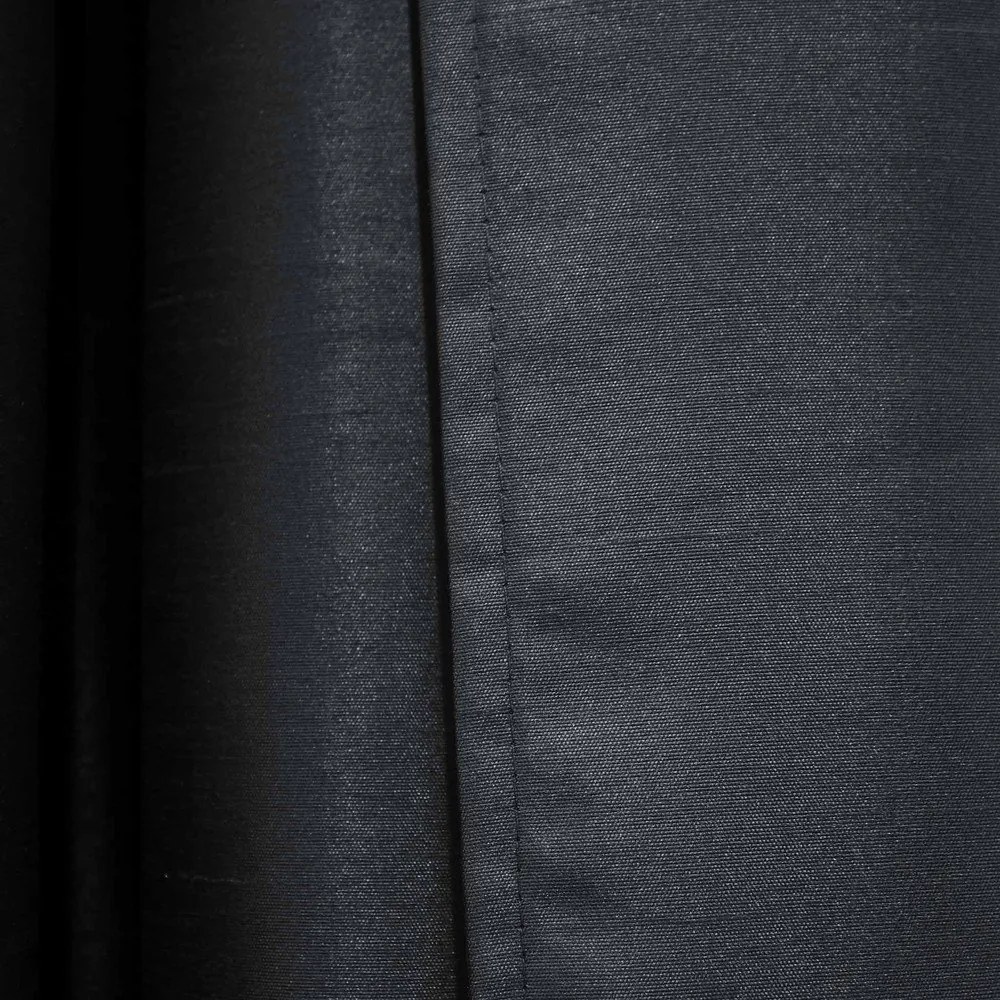 Тъмносиво перде от микросатен 140x240 cm Shana – douceur d'intérieur