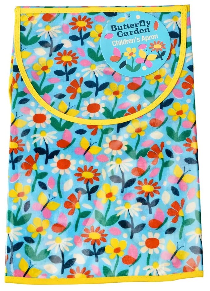 Синя детска престилка Butterfly Garden - Rex London