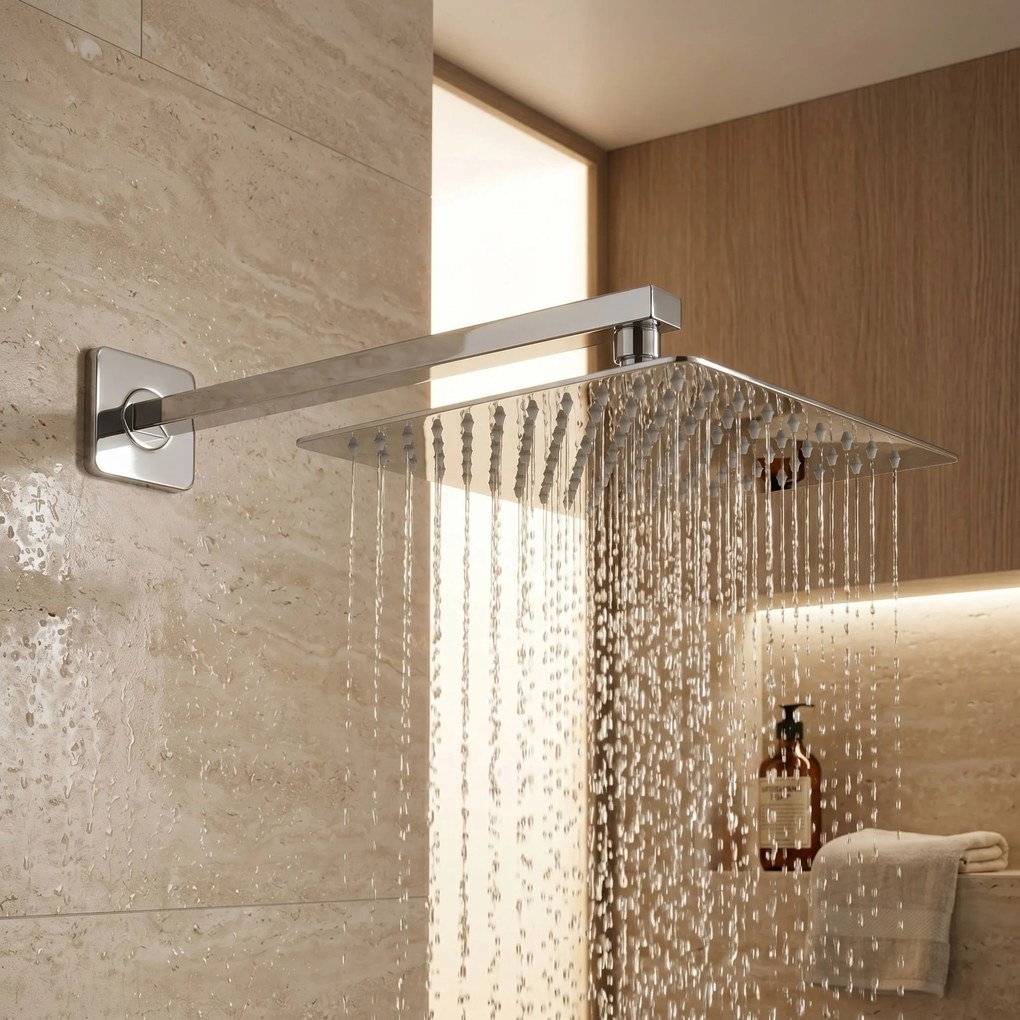 Квадратен душ пита REA JS-P015 30cm Chrome
