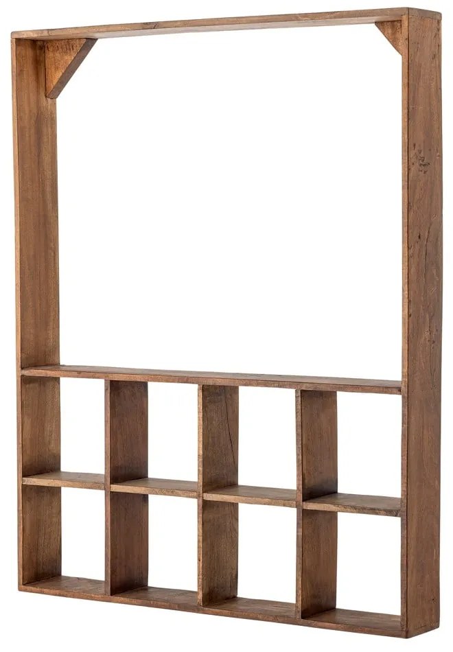 Стенен рафт на няколко нива от рециклирано дърво в естествен цвят 10 cm Marino – Bloomingville