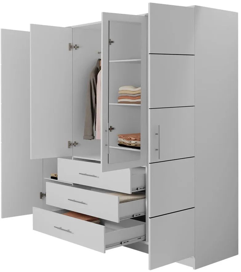 Гардероб 4-врати Bali 4D 2-Pink