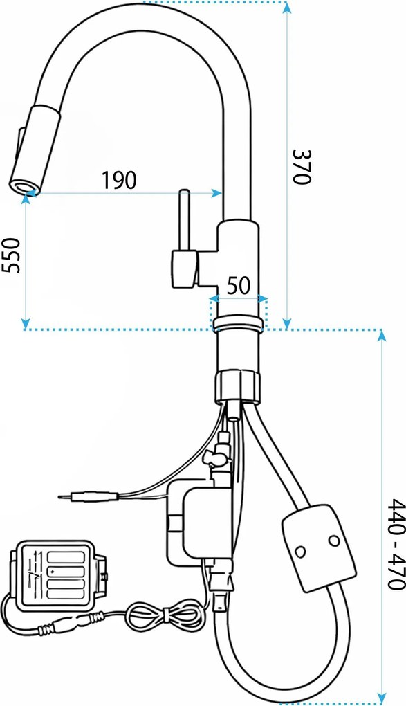 Смесител за кухня Rea Fresh Touch Brush Nickel