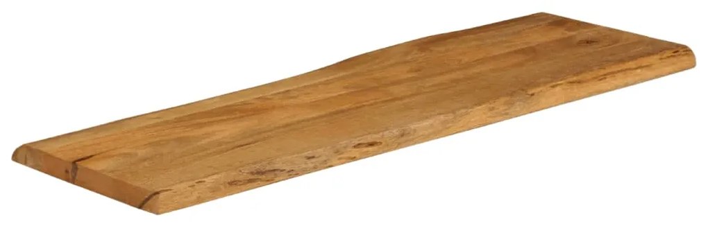 370758 vidaXL Плот за маса, 120x40x2,5 см, жив ръб, масивно дърво манго