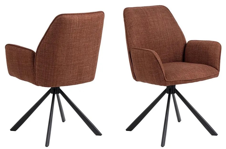 Трапезен стол ESME 1 бр. оранжев