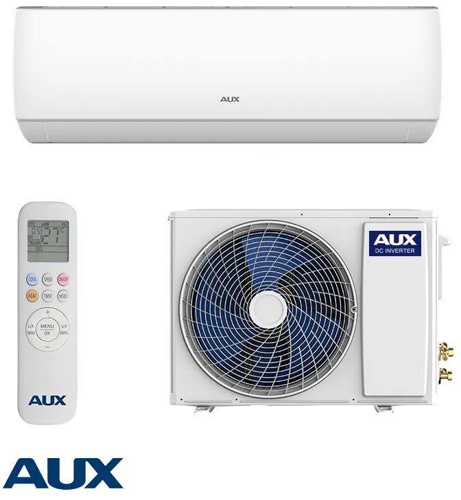 Инверторен климатик AUX J-Smart ASW-H09B5C4/JOR3DI-C3, 9000 BTU, 19 м2, А++, Wi-Fi, R-32, Бял