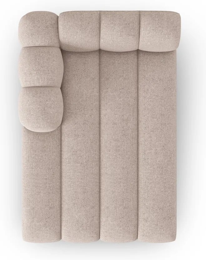 Бежова лежанка (ляв ъгъл) Lupine – Micadoni Home