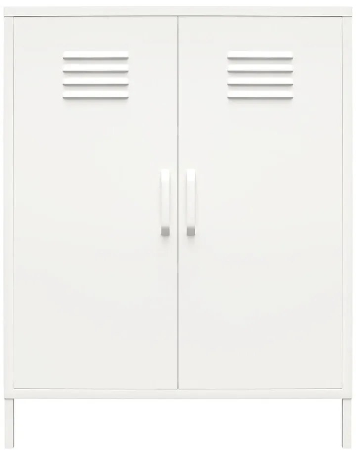Бяло метално шкафче 40x102x80 cm Mission District – Støraa