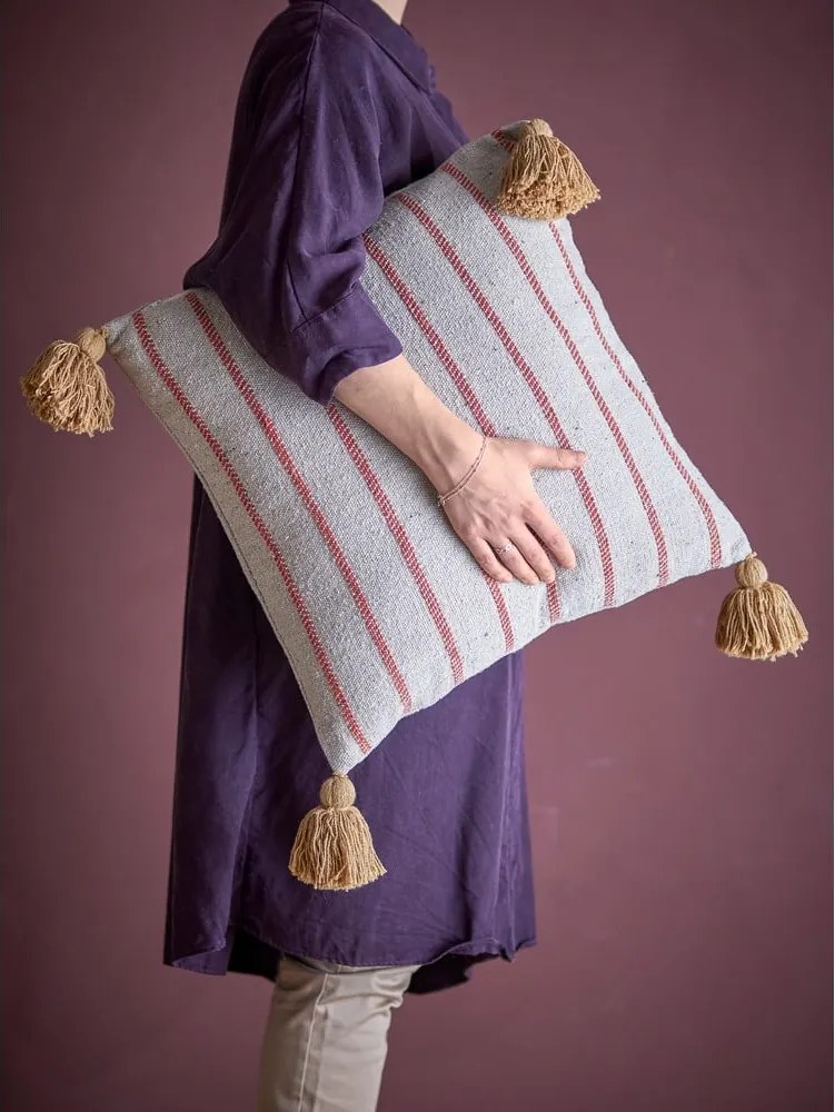 Декоративна възглавница от рециклиран памук 45x45 cm Eviaya – Bloomingville