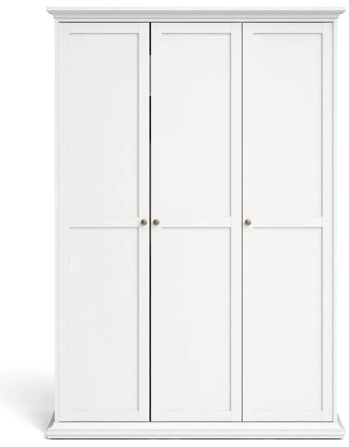 Бял гардероб 139x201 cm Paris – Tvilum