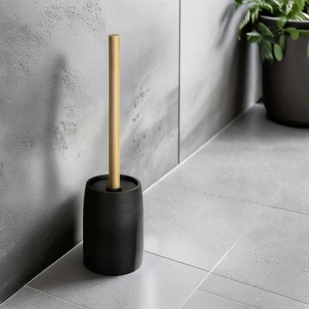 Черна четка за тоалетна от полиресин Altavalle – Wenko