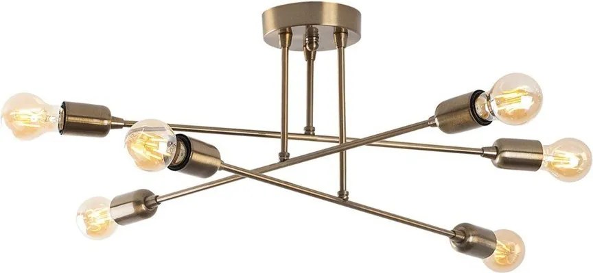 Осветително тяло за таван в златисто Fleur – Opviq lights