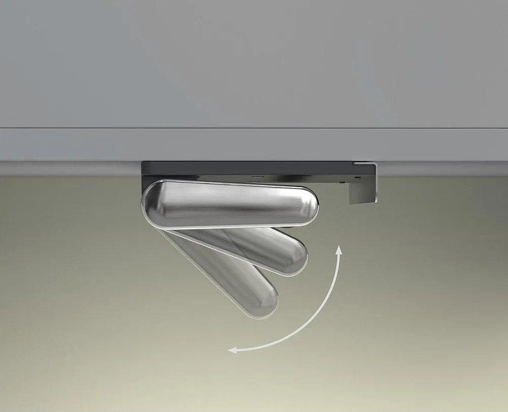 Стенен пластмасов държач за кухненска хартия в сребрист цвят RollGrip – Joseph Joseph