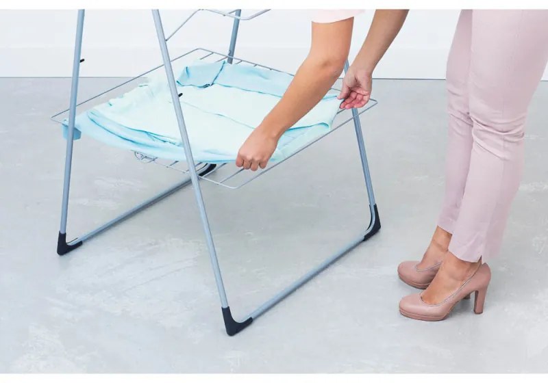 Простор "кула" Brabantia 90300183, 23 м, Лесно сгъване, Регулируем, Сив металик