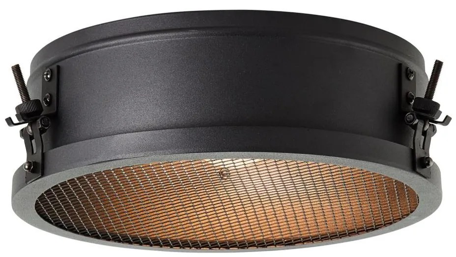 Brilliant - Таванно осветително тяло ZOIS 1xE27/60W/230V Ø 30 см черно