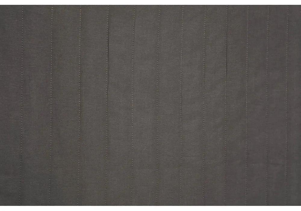 Антрацитна олекотена ватирана покривка за легло , 220 x 240 cm Monart - Mijolnir