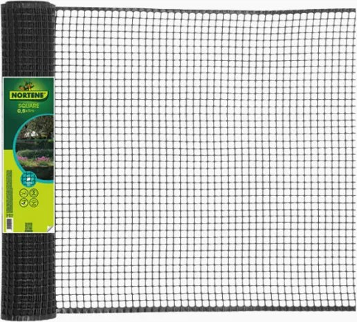 Nortene - Пластмасова ограда Square 1 х 5 метра - антрацит