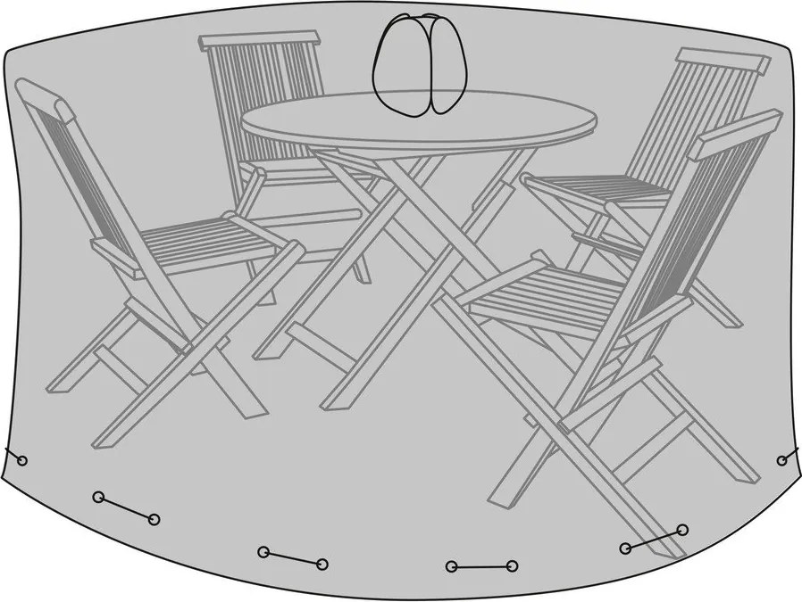 Защитно покритие за градинска маса ø 185 cm – House Nordic