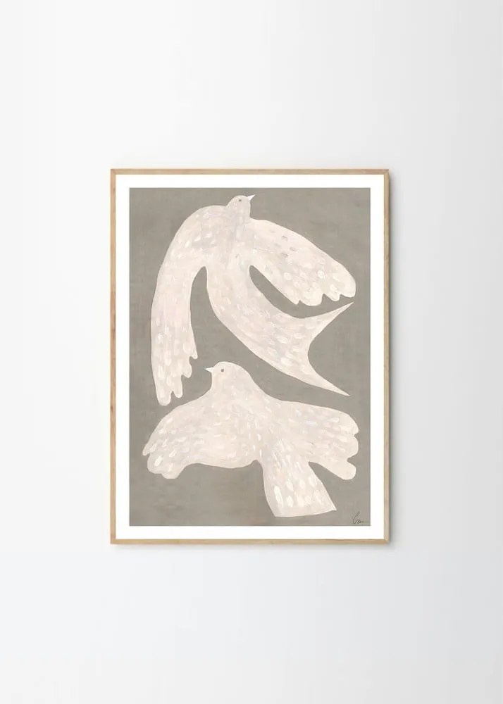 Постер 30x40 cm Two Birds – Clara Schicketanz – The Poster Club