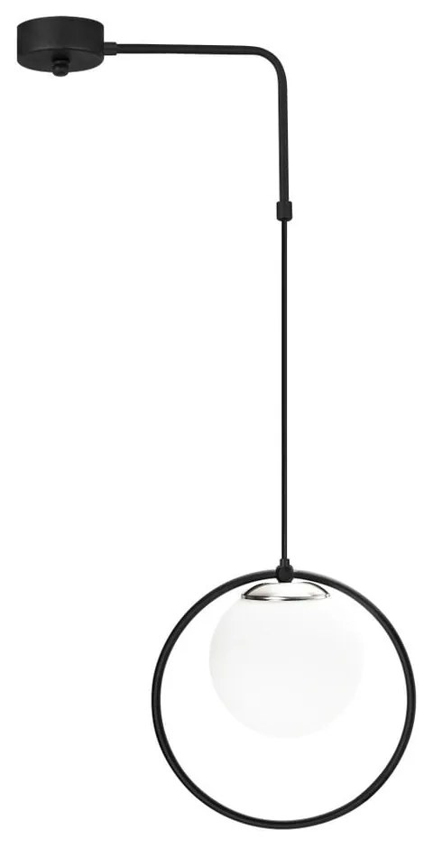 Черно метално висящо осветително тяло Opviq lights Elpidas - Opviq lights