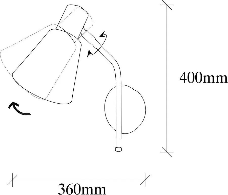 Стенна лампа в златист цвят ø 15 cm Kem – Opviq lights