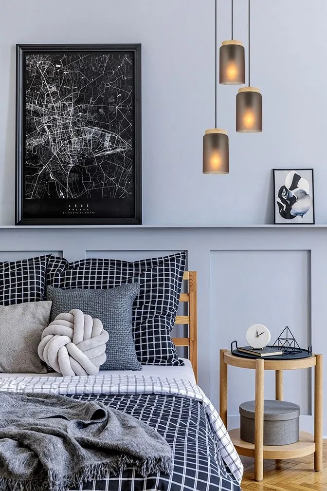 Пендел APP1811-3CPR Frosted Grey